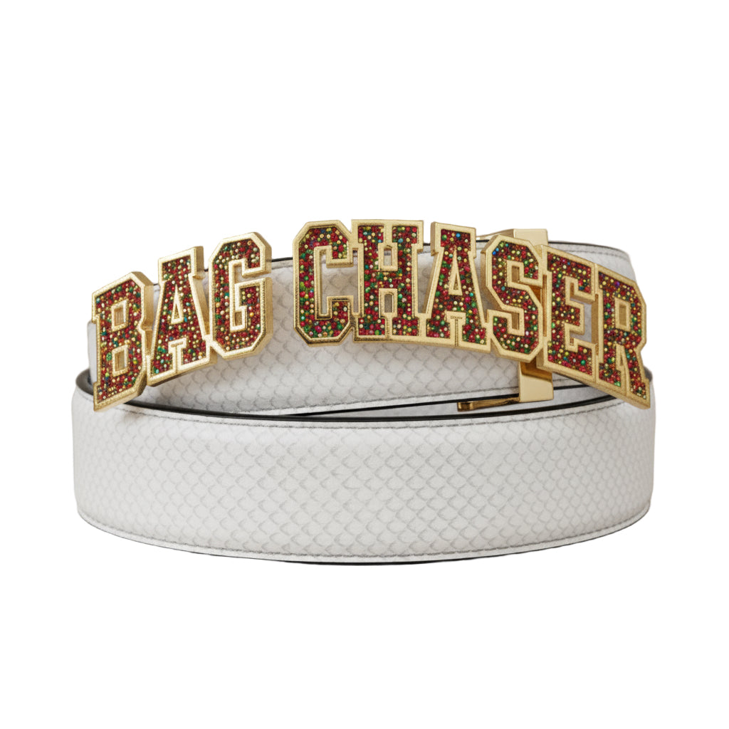 Bag Chaser Python Belt