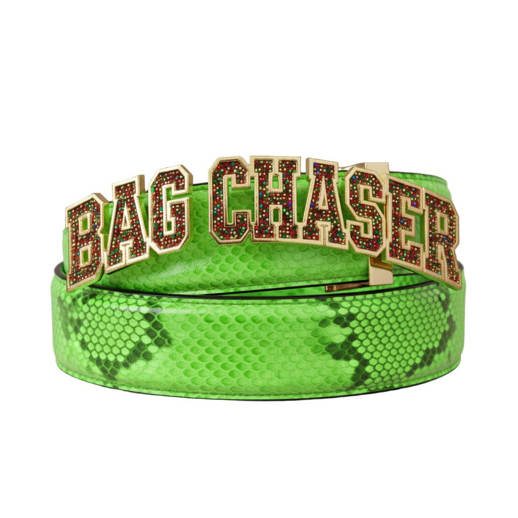 Bag Chaser Python Belt